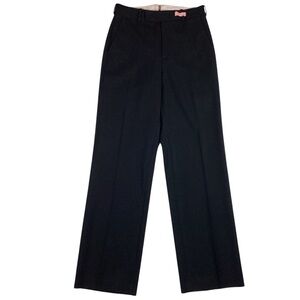 Aritzia BABATON Atelier Agency Wool Twill High Waist Wide Leg Trouser Black